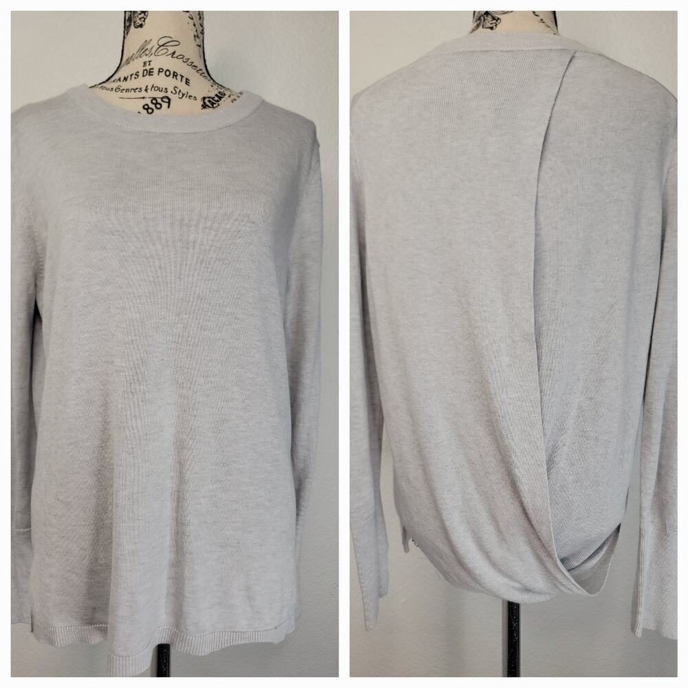 Lululemon Sweatshirt Top M/L Brin It Backbend Crisscross Open Back Thumbholes